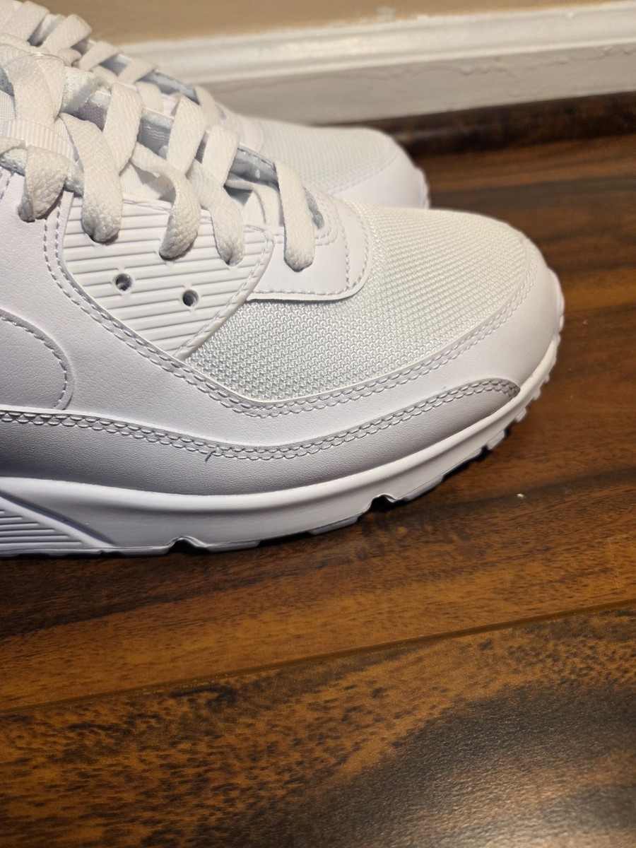 Nike Air Max 90 Triple White Men's Shoes CN8490-100 Men's Size 9.5