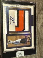 2024 Panini Three and Two Enrique Bradfield Jr. Prospect Jersey Auto 26/32