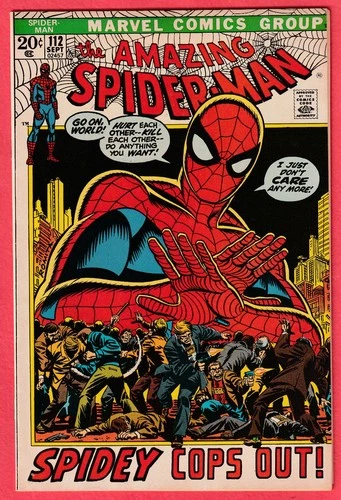 Marvel AMAZING SPIDER-MAN No. 112 (1972) Doctor Octopus Appearance! VF