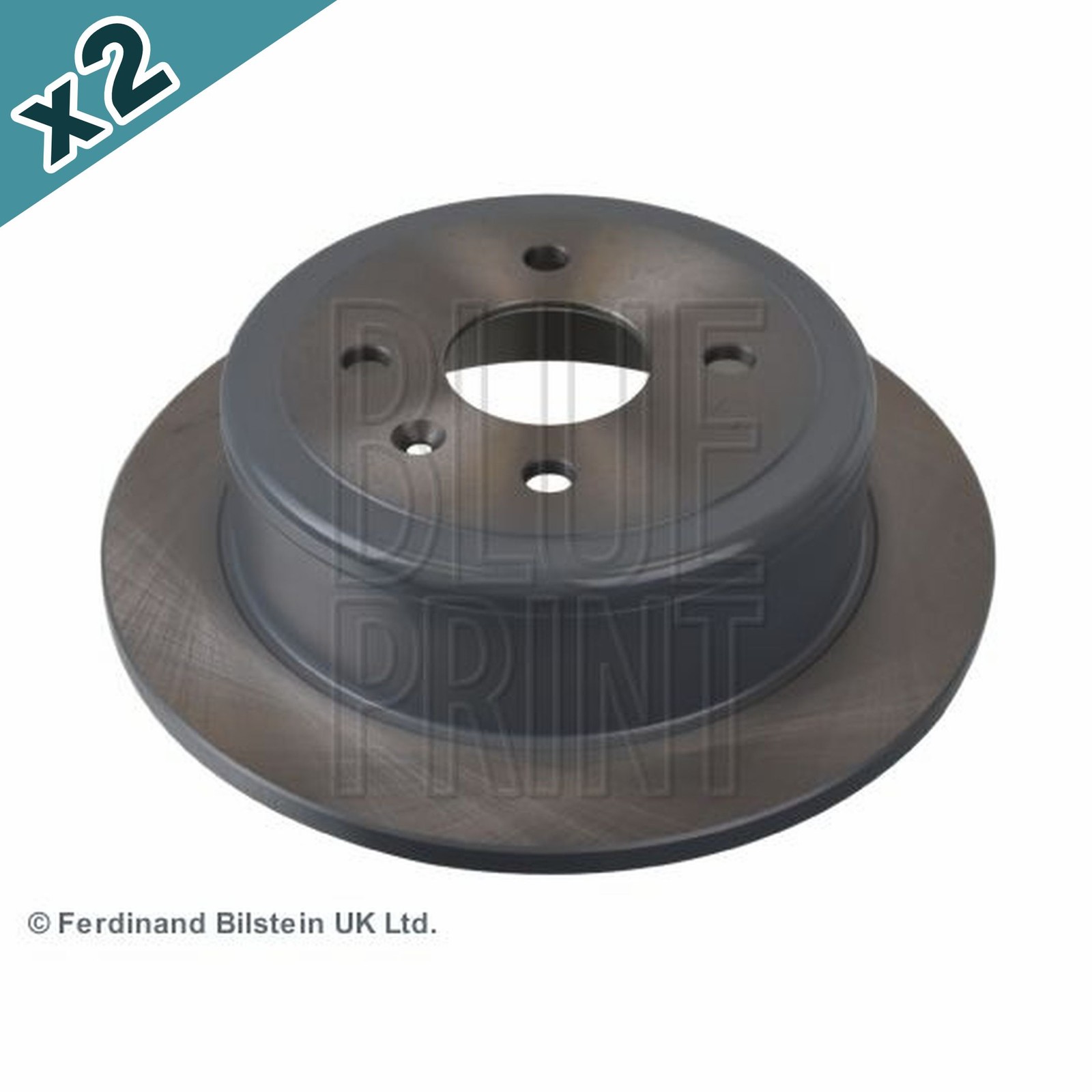 Blueprint Brake Disc Rear Coated 258mm Diameter Fits Daewoo Leganza Nubira