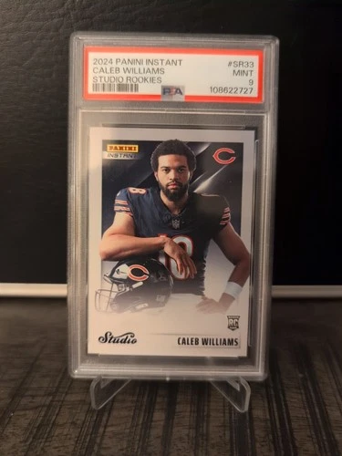 2024 Panini Instant Caleb Williams Studio Rookies /1672 #SR33 PSA 9