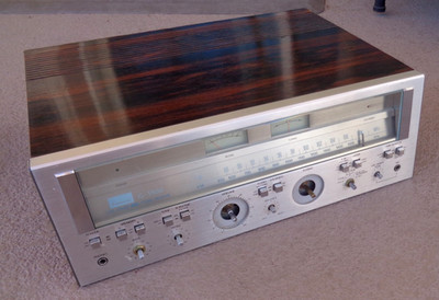 SANSUI G-5500 PURE POWER AM/FM STEREO RECEIVER FOR PARTS OR REPAIR MIJ READ
