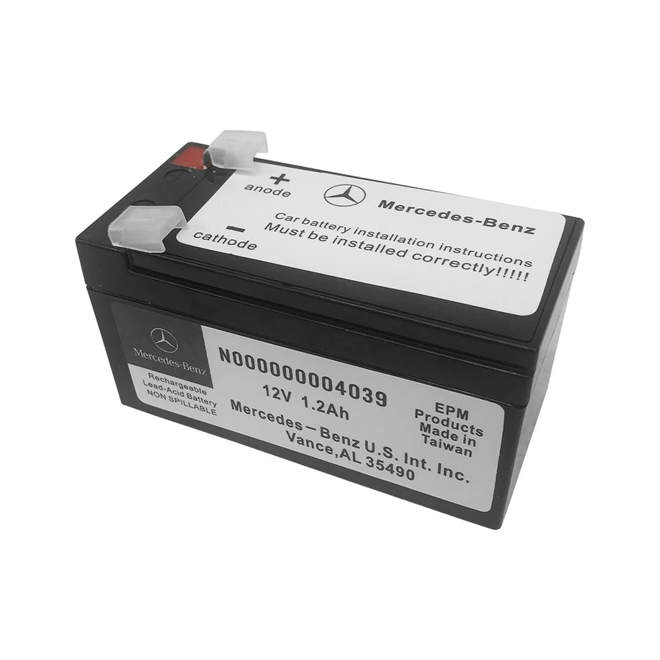 FOR Mercedes Benz W221 W212 W164 Auxiliary Aux Battery 12V 1.2Ah A000000004039 Foto 4 de 4