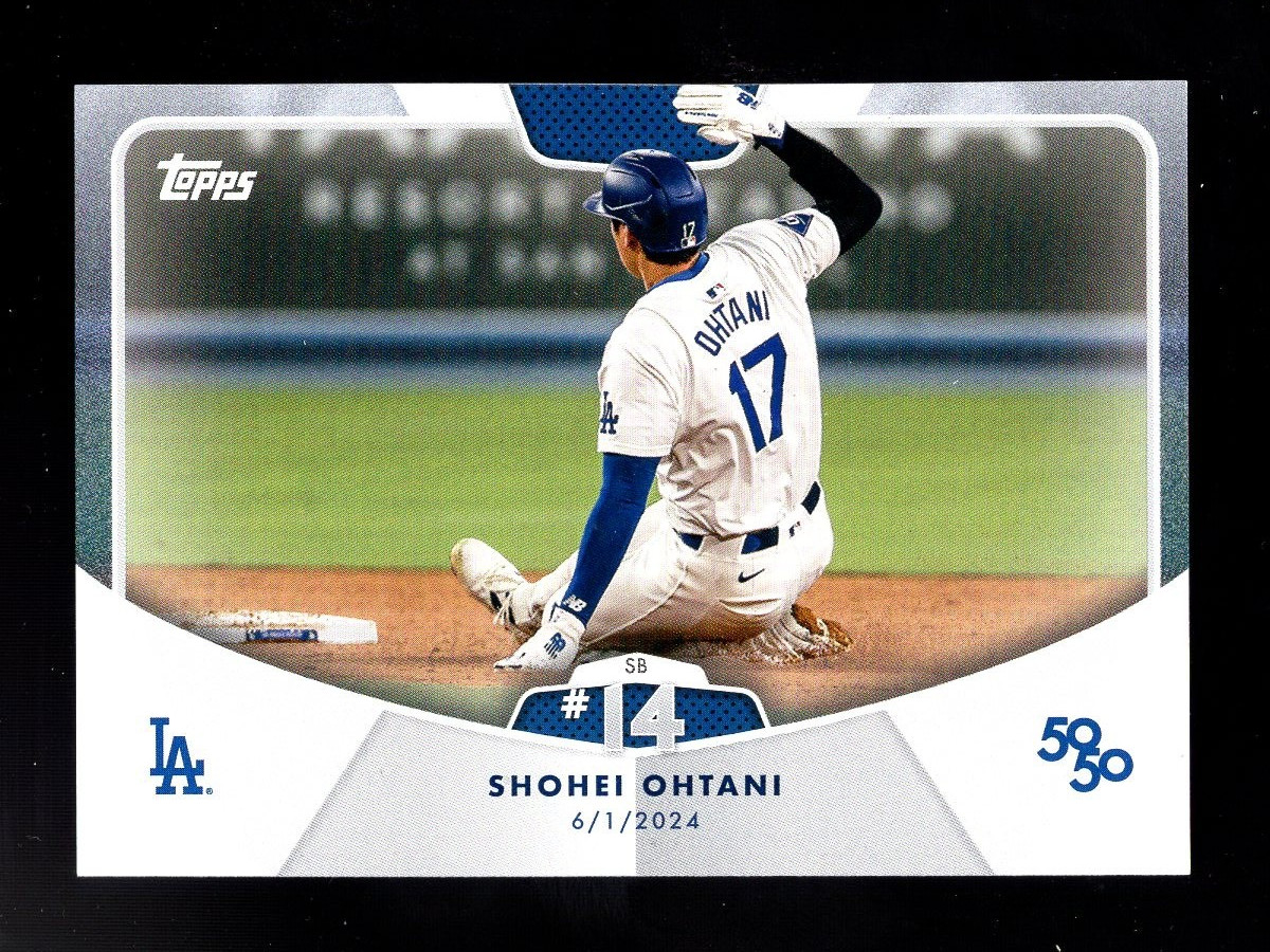 2024 TOPPS 50/50 #28 SHOHEI OHTANI SB #14 DODGERS
