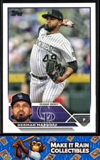 German Marquez 2023 Topps Series One #325 Colorado Rockies Baseball