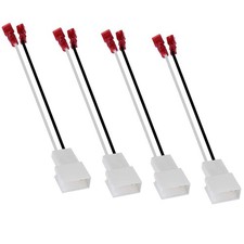 Speaker Harness 72-8104 4Pack 2Pairs Audio Wire Adapters Compatble Toyota Subaru