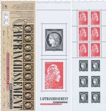 2019 Carnet BC1526 Noire Marianne l'Engagée Neuf sans charnière Luxe