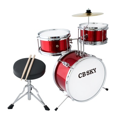 5-piece Kids/Junior Drum Set 13'' bass drum/Beginner (Standard) /Kids musical ...