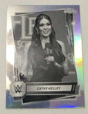 Topps 2025 Topps Chrome WWE SmackDown Wrestling Cathy Kelley #153 Sepia