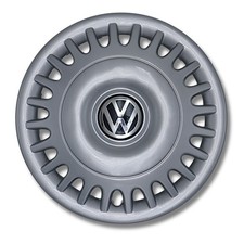 Original VW Transporter Zierblende Chromfarben/Metallic, 15Zoll 7D0601147A 091