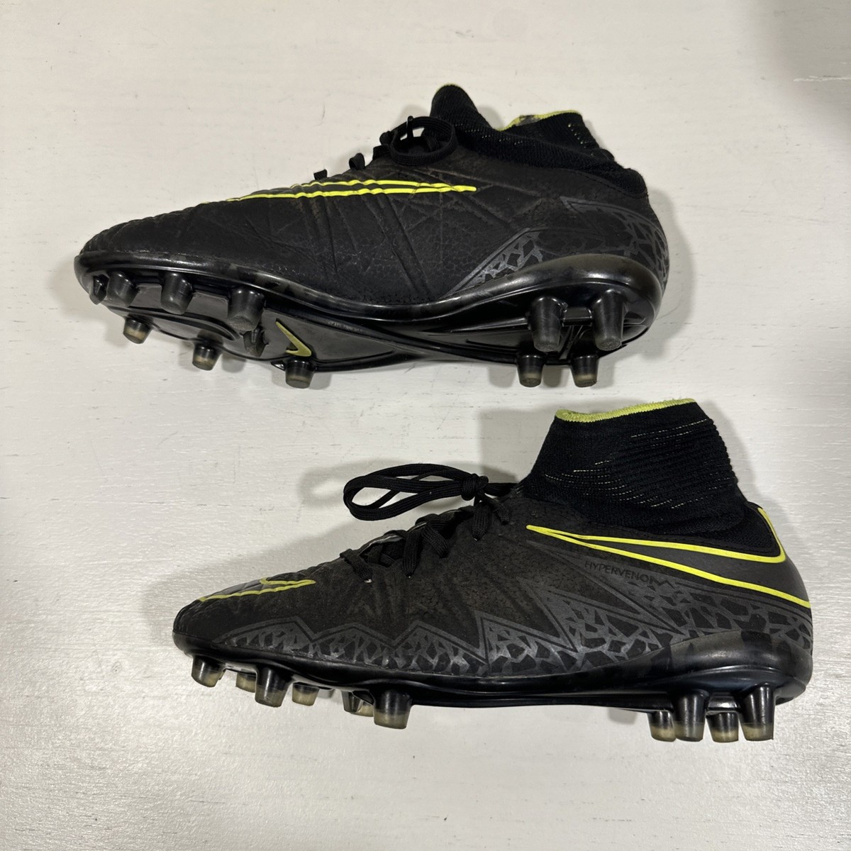 Nike Hypervenom Phantom II FG Black ACC Football Soccer Cleats US