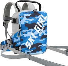 Ski Harness for Kids, Kids Skis Strap with Snowboard Leashes, Blue