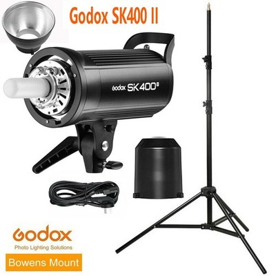 Godox SK400II 400W Wireless X System Foto Studioblitzgeräte Videoleuchte + Stand