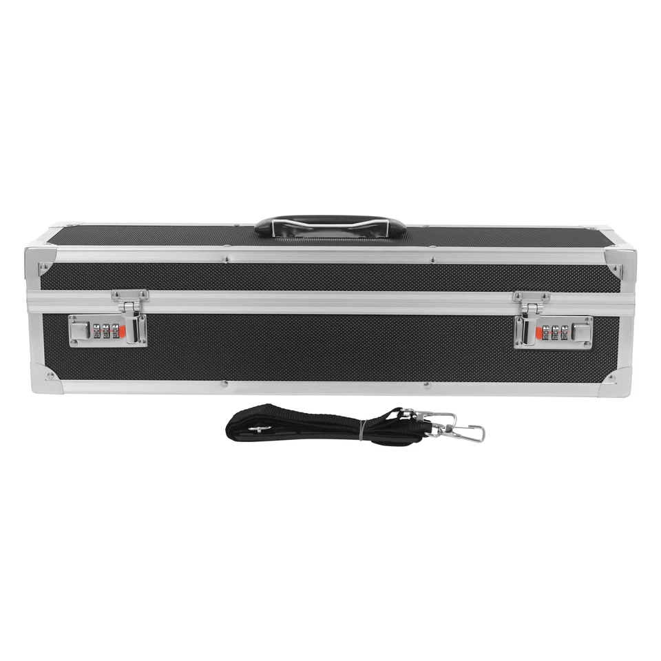 Estuche para cuchillos portátil de 8 ranuras con cerraduras para chefs - Organizador seguro Foto 2 de 4