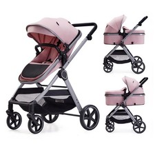 2 in 1 Baby Stroller Newborn Infant Toddler Convertible Pram Stroller for 0-36