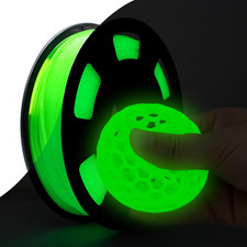 95A TPU 3D Printer Filament, 1.75Mm Glow in the Dark Green, Soft TPU Flexible 3D