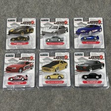 Jada Toys Metal Die Cast JDM Tuners Classic Cars Full Collections Set [Lot of 6]