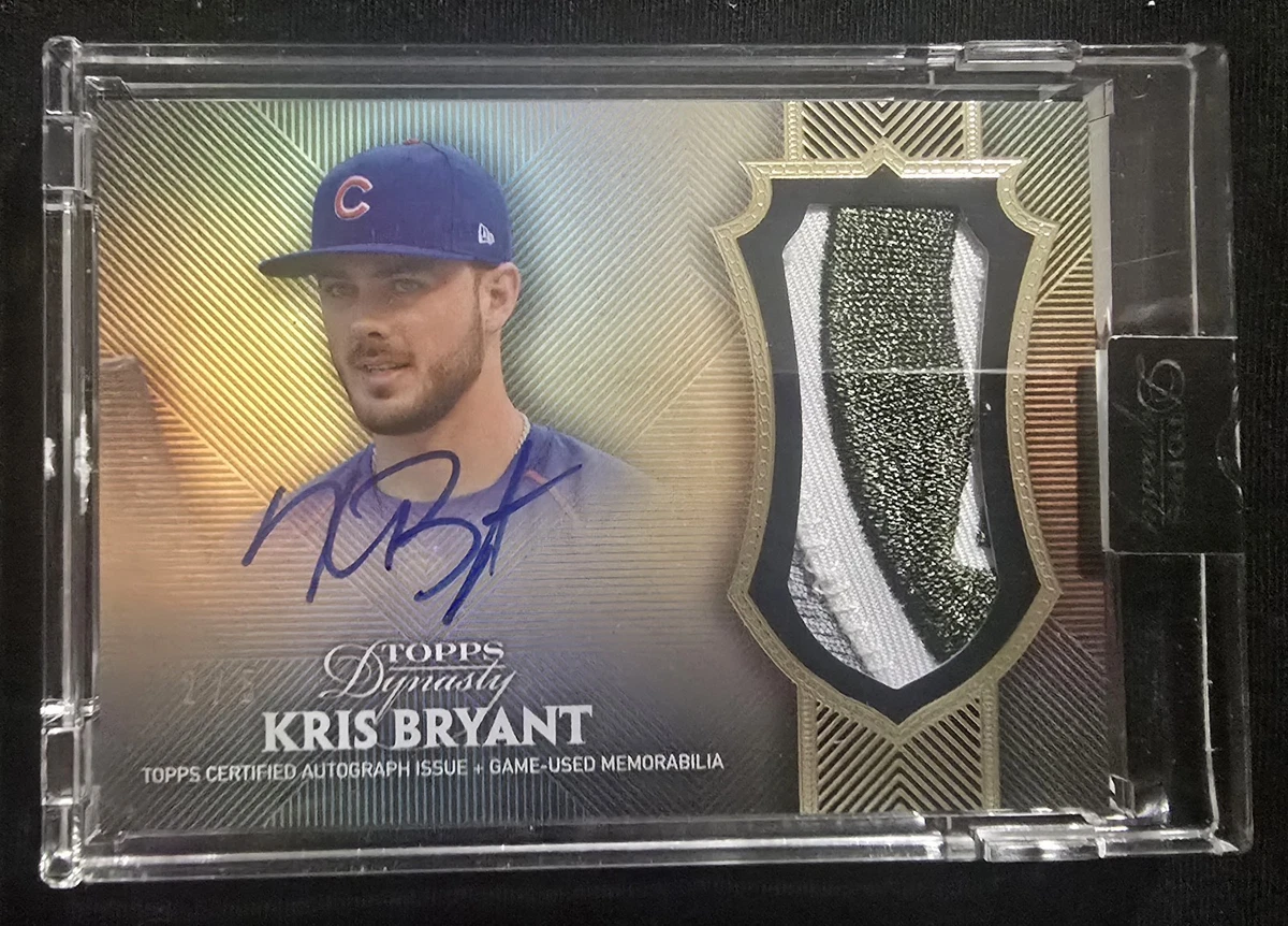 Kris Bryant Autographed Baseball Sports Trading Cards
