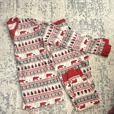 Wondershop Men's Big Tall Christmas Pajama Set M Tall 100 Cotton Red Bear