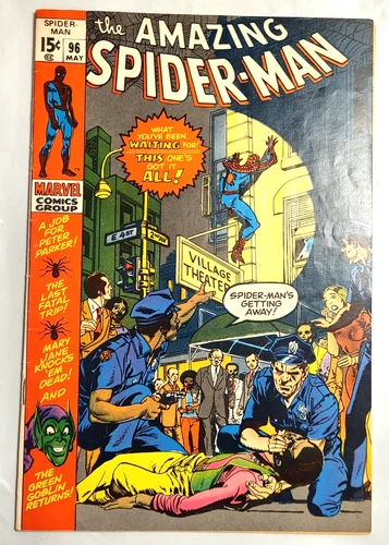 Amazing Spider-Man 96 Green Goblin Drug Issue Marvel Comics  FN+