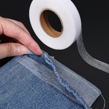 64M Iron On Hem Tape Double Sided Adhesive Fabric No Sew Pants Repair