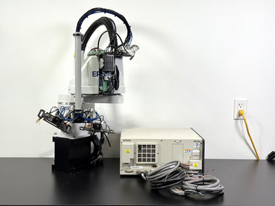 Seiko Epson LS3-401S 4-Axis SCARA Robot w/ RC90 Controller 200 240VAC