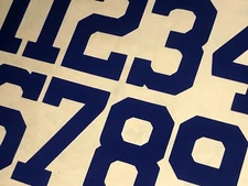 INDIANAPOLIS 2025 Current Football Helmet Numbers Decals FULL Size 3M 20MIL