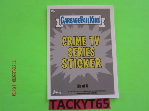 2016 GARBAGE PAIL KIDS TRASHY TV 2 SINGLE BASE CARD(S) NEW YOU CHOOSE - Picture 142 of 178
