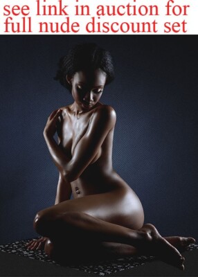 Black Figure Model nudes photo female girl woman legs breasts picture print RC8