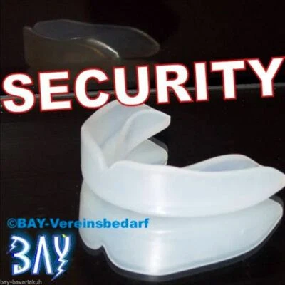BAY® SECURITY_CE geprüfter KLAR Zahnschutz Mundschutz Sport bunt farblos weiß