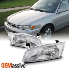 Fits 1997 1998 1999 Toyota Camry Left Right Side Headlights Front Lamps Pair