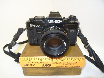 Minolta X-700 MPS 35mm Film Camera w/Minolta MD 50mm 1:1.7 Lens | eBay
