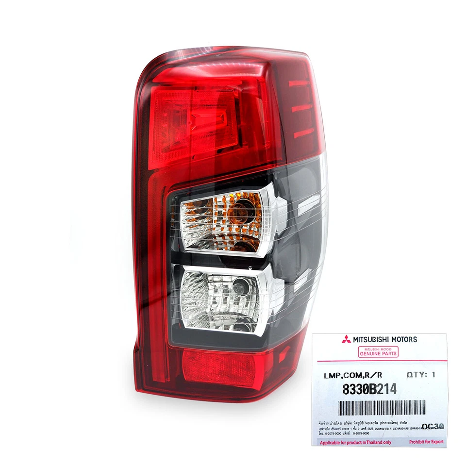 Rh LED Tail Lamp Red Clear For Mitsubishi L200 Triton MR 2019 20 Foto 4 de 4