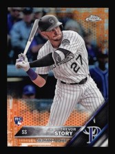 Trevor Story 2016 Topps Chrome Orange Refractor #45 08/25