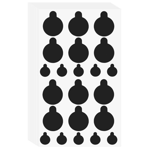 10 Sheets Blackout Sticker LED Light Cover Stickers Camera Privacy - Afbeelding 11 van 12