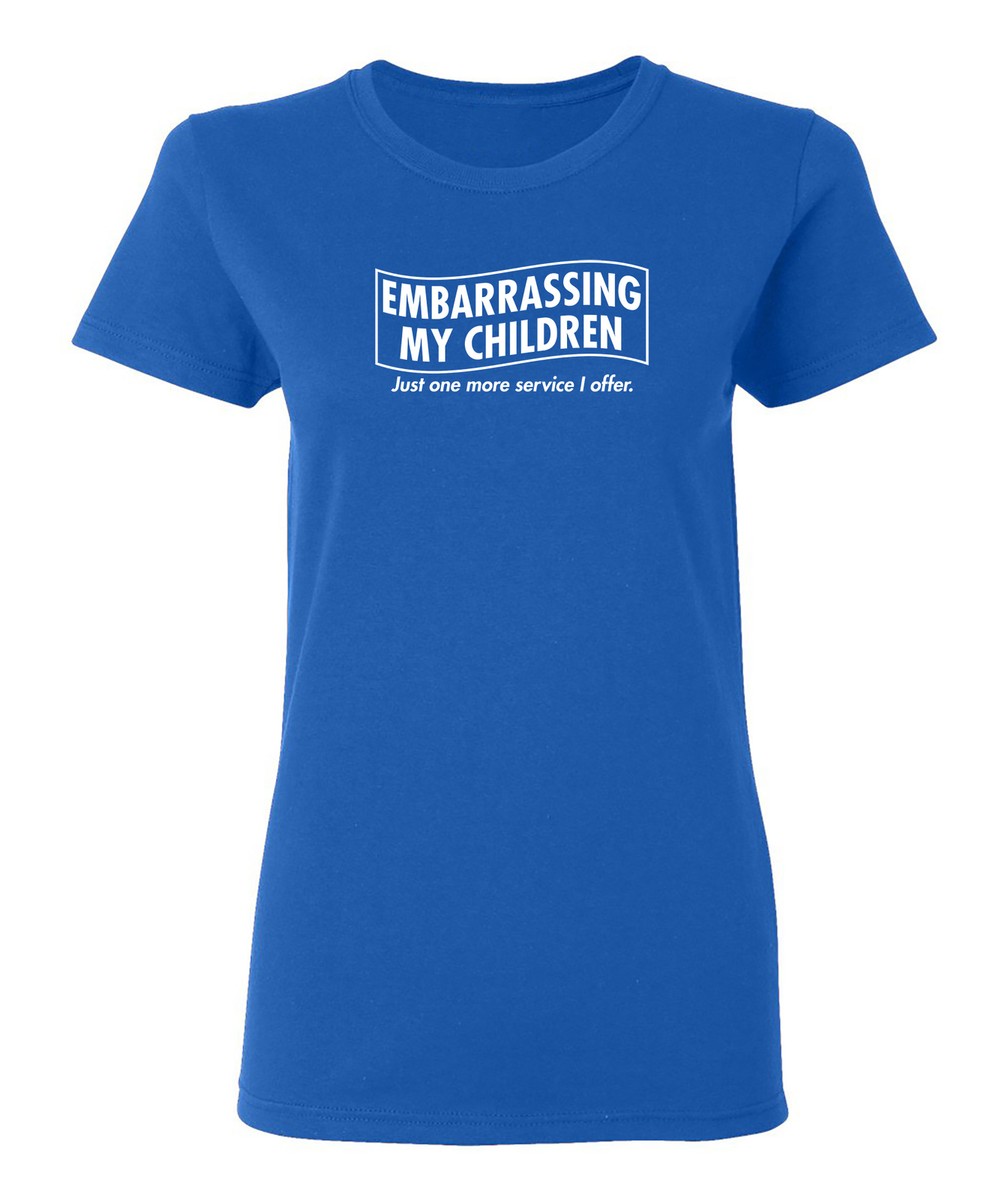 Funny Sarcastic T-Shirt For Women – “I Must Warn You My Inner Child Is A Mean Little…” Tee - View #8