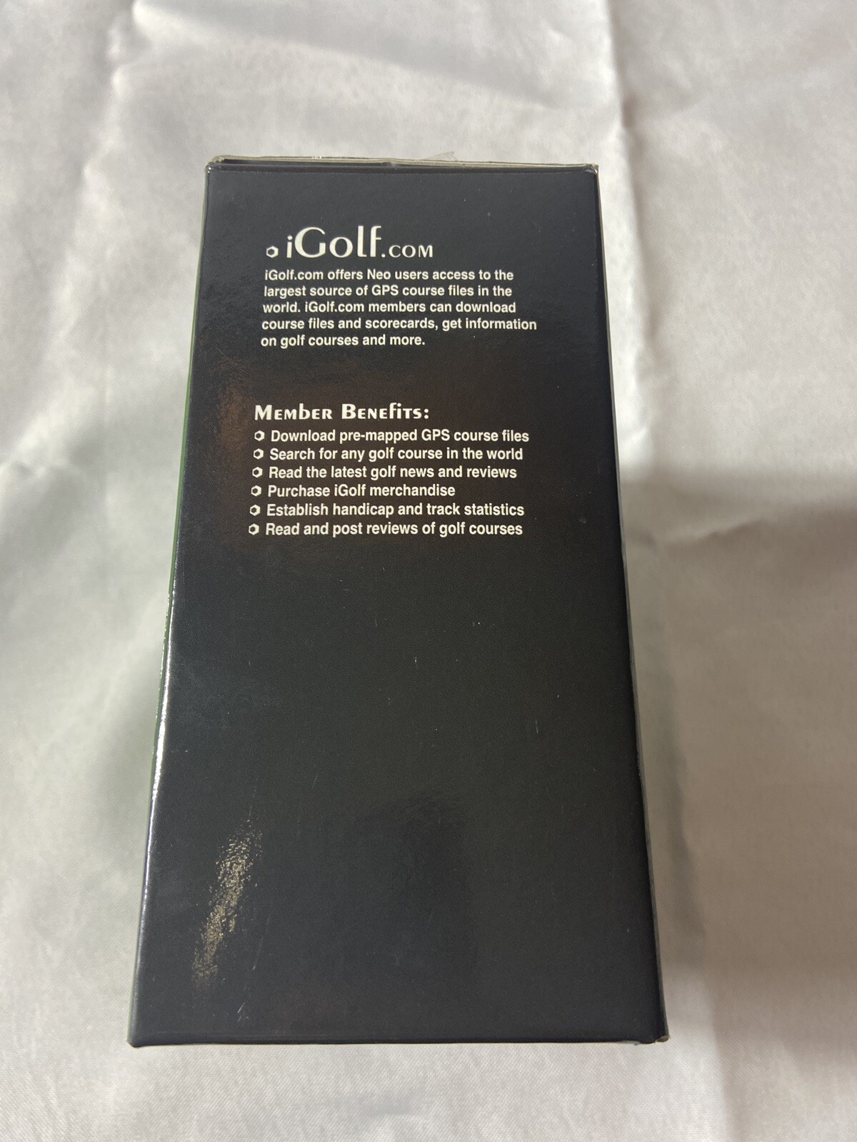 iGolf Neo Handheld GPS Golf Course Files Rangefinder Tracker IG850