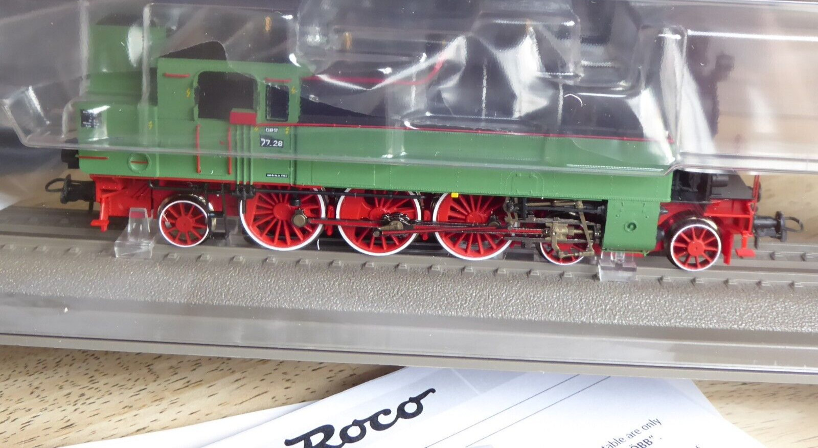 Roco 78084 H0 H0 AC SOUND- Digital 3-Leiter Dampflokomotive 77.28 ÖBB Epoche 4