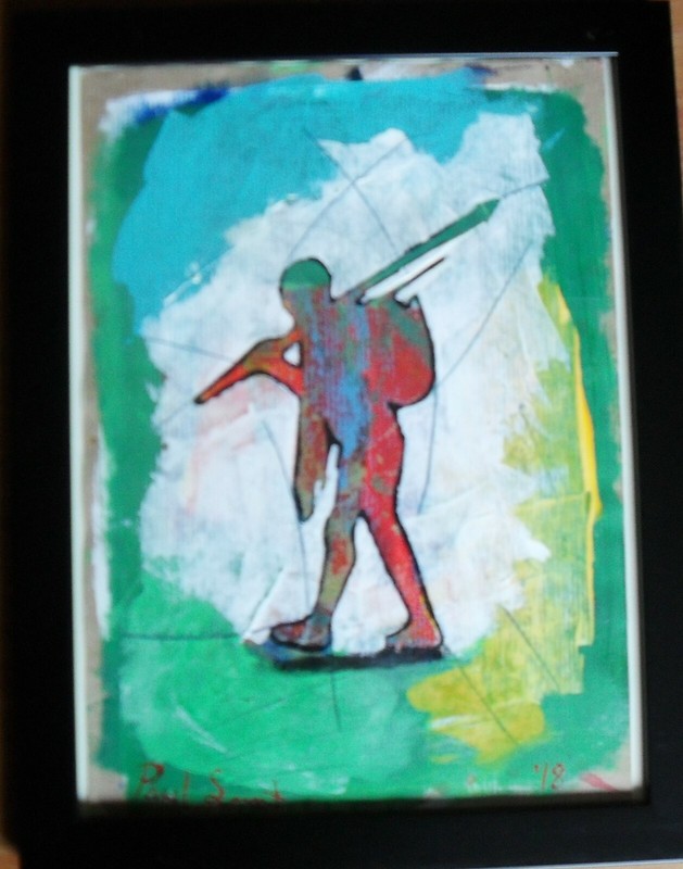 ART WORK BY PAUL BOKVEL SMIT ORIGINAL SIGNED SOUTH AFRICAN FIRST MAN 5/12