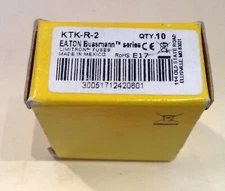Eaton Bussmann KTK-R-2 Box of 10 NEW IN BOX Low Voltage Fuse 600 Volt 2 Amp