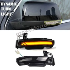 2Pcs/Set LED Dynamic Side Mirror Signal Lights For Dodge Durango WD 2011-2023
