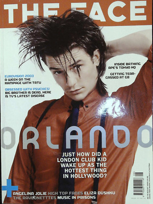 THE FACE August 2003 ORLANDO BLOOM Angelina Jolie ELIZA DUSHKU Tiiu Kuik @VGC@