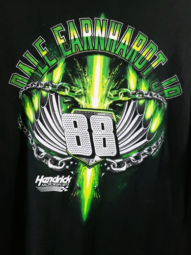 Nascar Dale Earnhardt Jr. #88 Men's Size XXL 2XL Black Graphic T-Shirt Hendrick - Picture 4 of 4