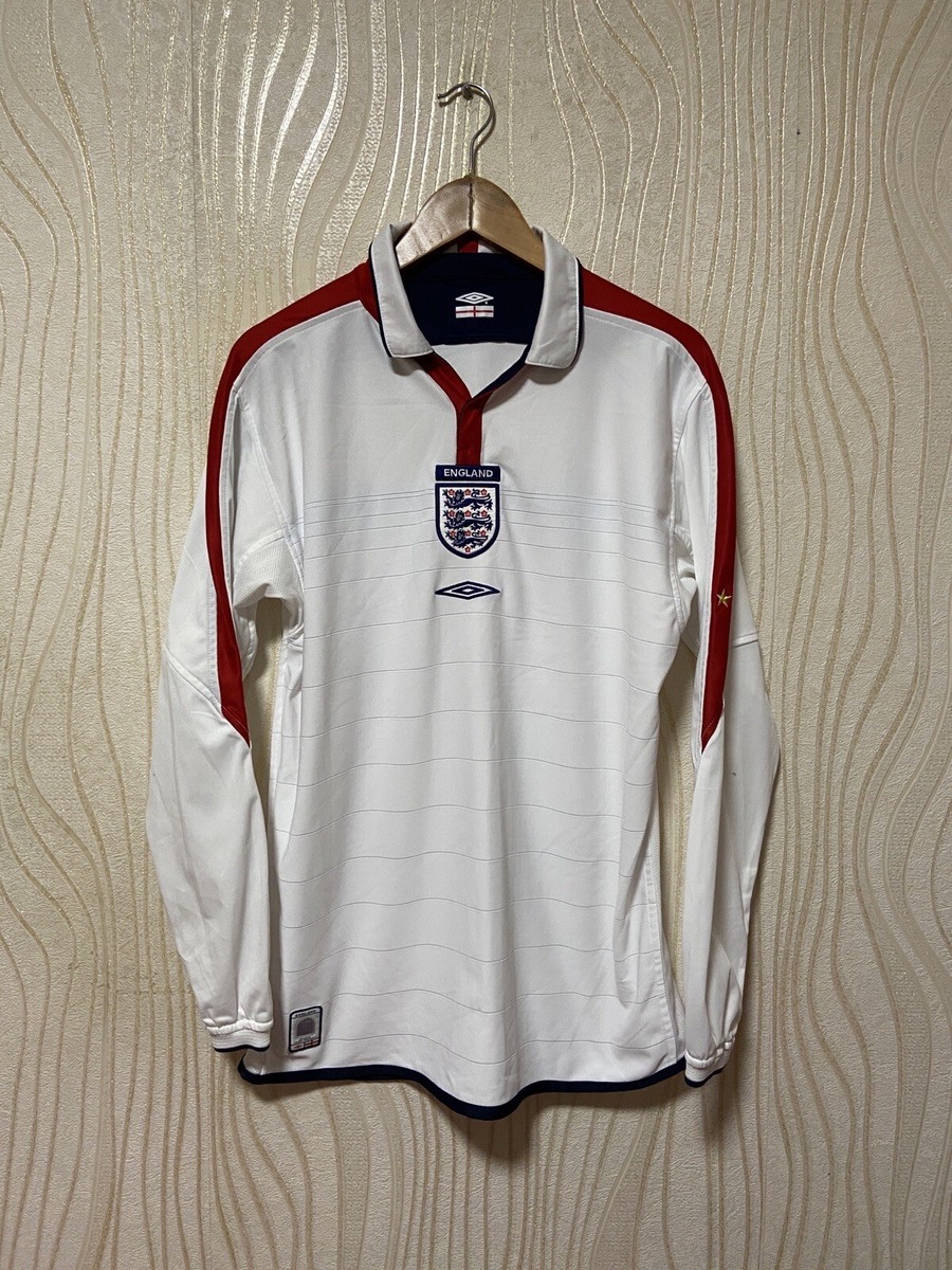 UMBRO - イングランド代表 レプリカユニフォーム　サイズ：Ｍ　2003 2004 England Home football shirt 2003/2004 Jersey Women Size 8
