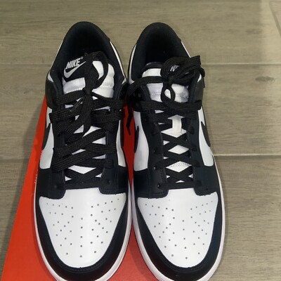 nike dunk low black white vinted