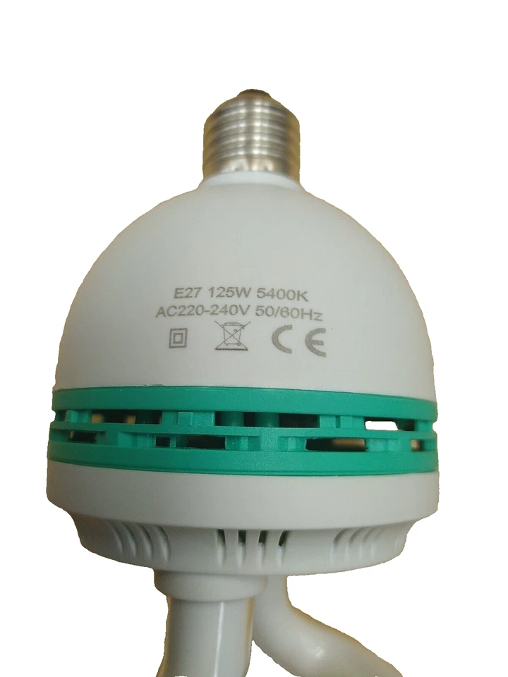RoHs Spiral Tageslichtlampe E27, 125 Watt ,220V 5500 Kelvin ,,# - Bild 2 von 2
