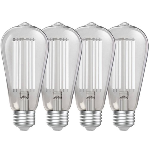 Feit Electric Light Bulb 60W Indoor Vintage White Filament Transparent (16-Pack) - Picture 8 of 10