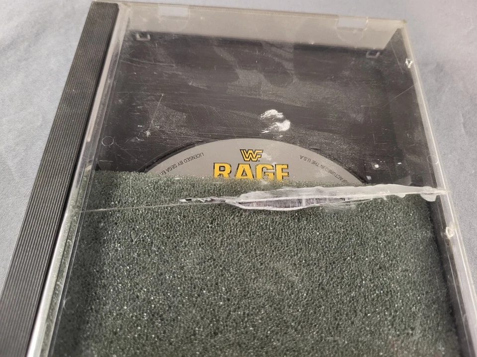 WWF Rage in the Cage, Sega CD, Complete, Authentic! - Image 2 of 3
