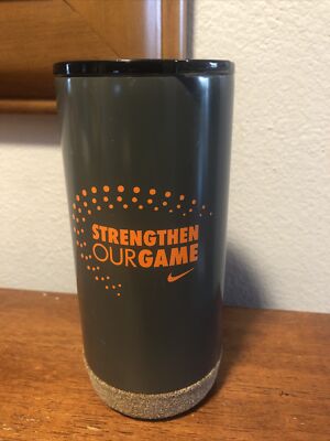Nike Strengthen Our Game World HQ Employee Only Vintage Tumbler Cork Orange