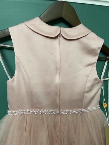 Party Dress. Age 7 Dusky Pink. Flowergirl Dress Bridesmaid Dress - Picture 7 of 14